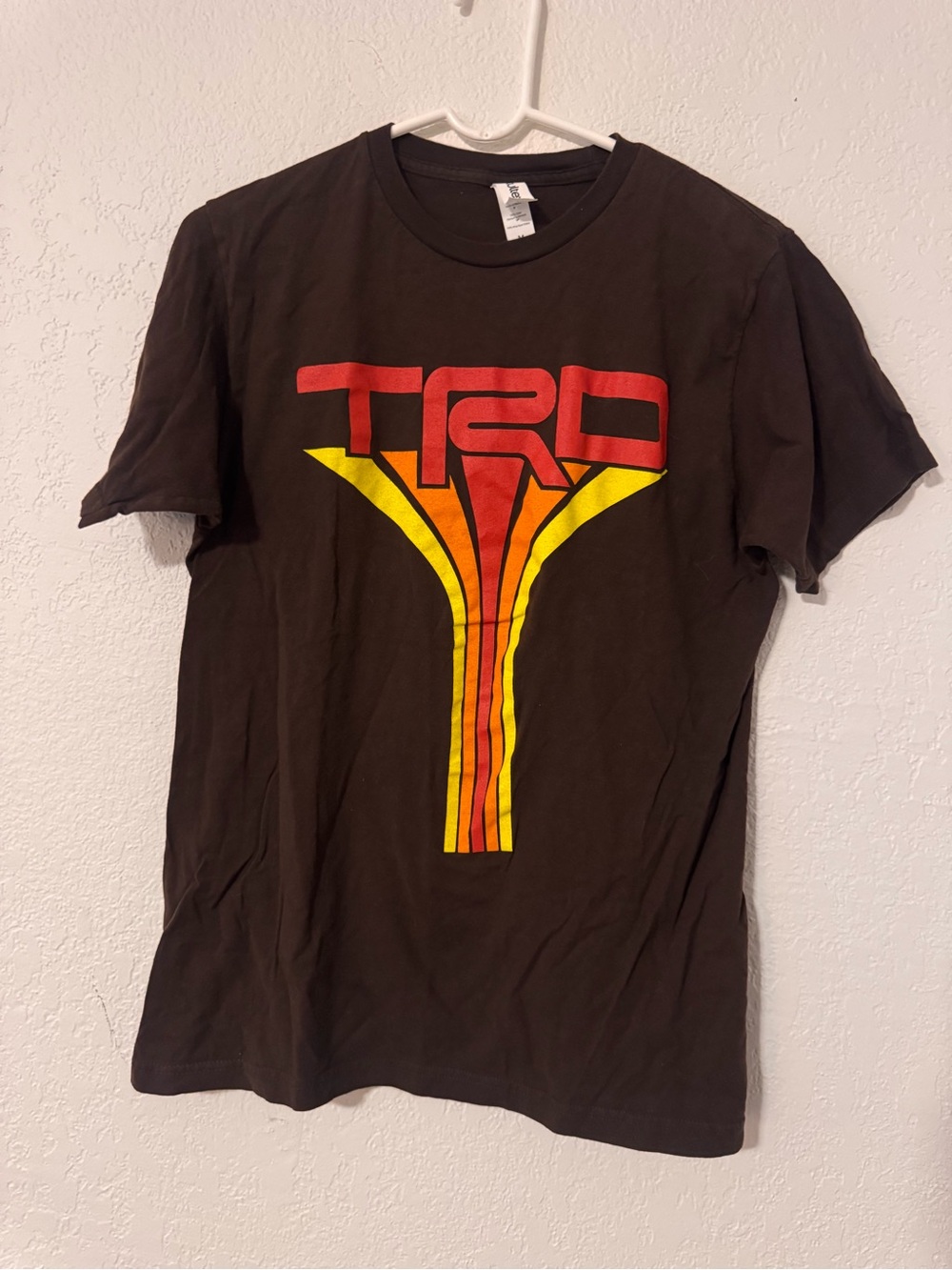 Tultex Black TRD Graphic Tee with Red and Yellow Accents